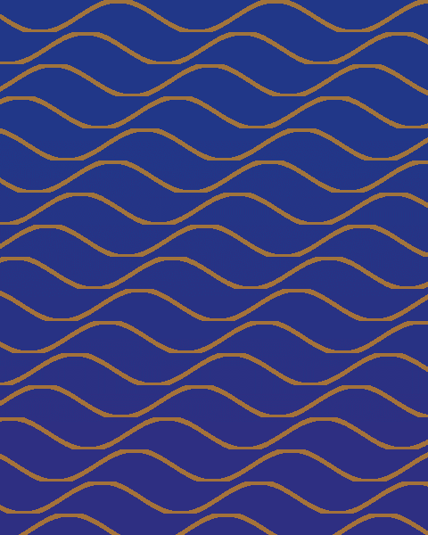 Boubou en wax indigo et safran